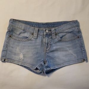 London Jean mini shorts